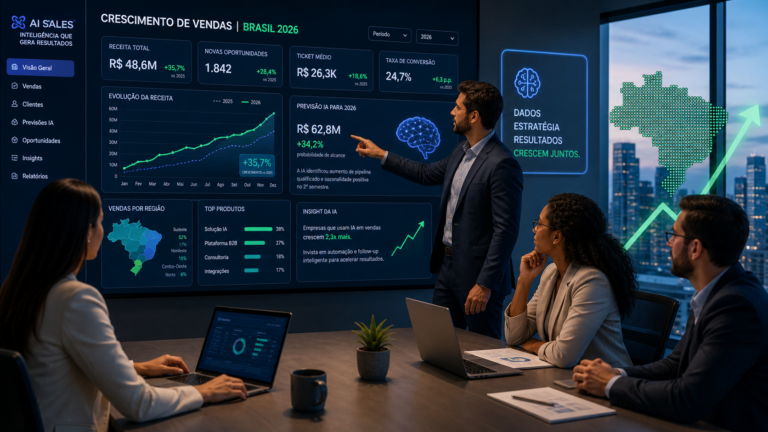 Inteligência Artificial para Vendas B2B no Brasil em 2026: Guia Completo com Ferramentas, Estratégias e Automação